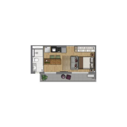 Imagem Apartamento com 1 Quarto à Venda, 30 m² em Consolação - São Paulo
