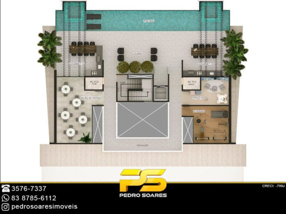 Imagem Apartamento com 3 Quartos à Venda, 75 m² em Intermares - Cabedelo Imagem Apartamento com 3 Quartos à Venda, 75 m² em Intermares - Cabedelo