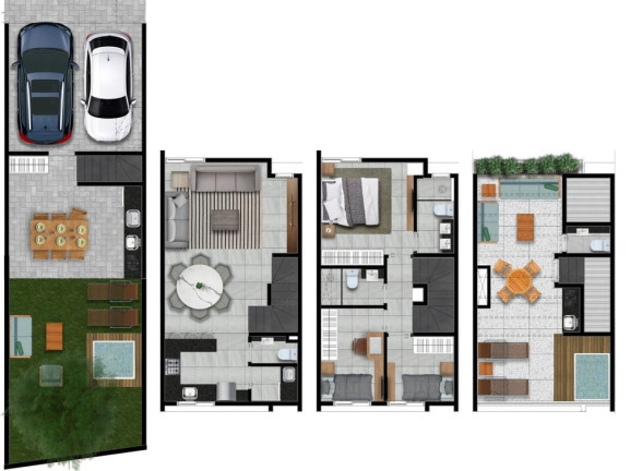 Imagem Casa de Condomínio com 3 Quartos à Venda, 186 m² em Campo Belo - São Paulo
