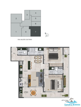 Imagem Apartamento com 2 Quartos à Venda, 73 m² em Itaguá - Ubatuba Imagem Apartamento com 2 Quartos à Venda, 73 m² em Itaguá - Ubatuba