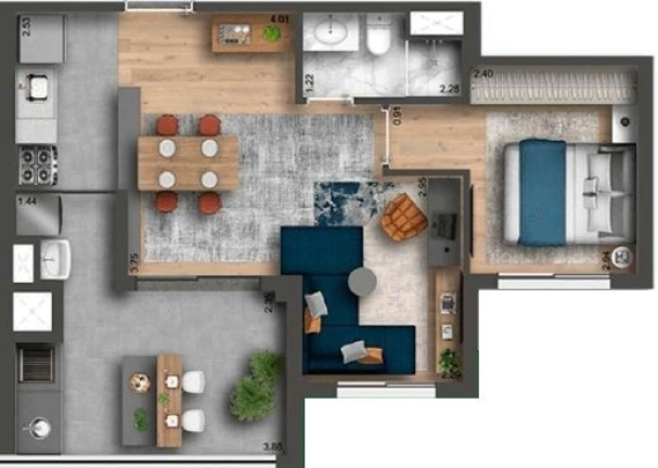 Imagem Apartamento com 3 Quartos à Venda, 69 m² em Chácara Klabin - São Paulo Imagem Apartamento com 3 Quartos à Venda, 69 m² em Chácara Klabin - São Paulo