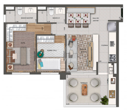 Imagem Apartamento com 2 Quartos à Venda, 68 m² em Jardim Prudência - São Paulo Imagem Apartamento com 2 Quartos à Venda, 68 m² em Jardim Prudência - São Paulo