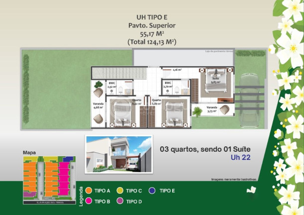 Imagem Casa de Condomínio com 3 Quartos à Venda, 107 m² em Parque Das árvores - Parnamirim Imagem Casa de Condomínio com 3 Quartos à Venda, 107 m² em Parque Das árvores - Parnamirim