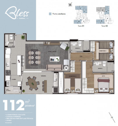 Imagem Apartamento com 2 Quartos à Venda, 83 m² em Cabral - Curitiba Imagem Apartamento com 2 Quartos à Venda, 83 m² em Cabral - Curitiba