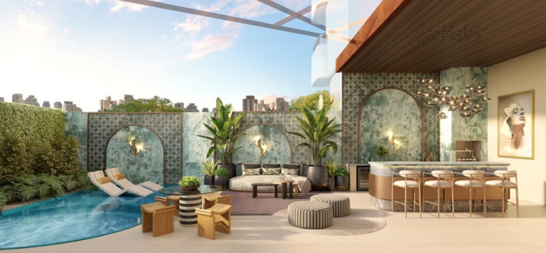 Imagem Apartamento com 1 Quarto à Venda, 50 m² em Brooklin Paulista - São Paulo