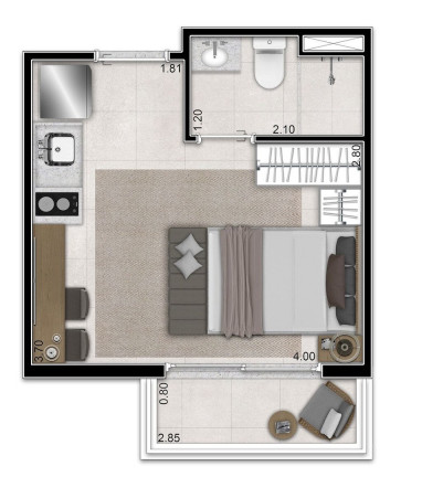 Imagem Apartamento com 1 Quarto à Venda, 31 m² em Jardim Paulista - São Paulo Imagem Apartamento com 1 Quarto à Venda, 31 m² em Jardim Paulista - São Paulo