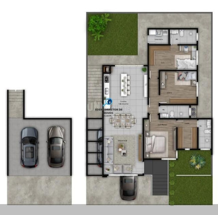 Casa com 3 Quartos à Venda, 260 m² em Cará-cará - Ponta Grossa
