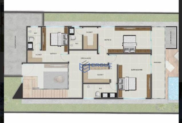 Imagem Casa com 4 Quartos à Venda, 240 m² em Cidade Alpha - Eusébio Imagem Casa com 4 Quartos à Venda, 240 m² em Cidade Alpha - Eusébio