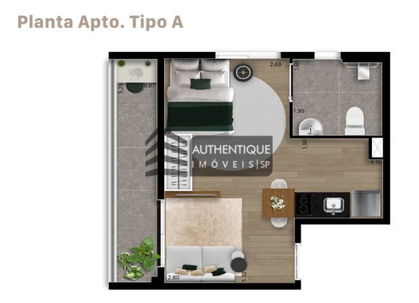 Imagem Apartamento com 1 Quarto à Venda, 29 m² em Vila Olímpia - São Paulo Imagem Apartamento com 1 Quarto à Venda, 29 m² em Vila Olímpia - São Paulo