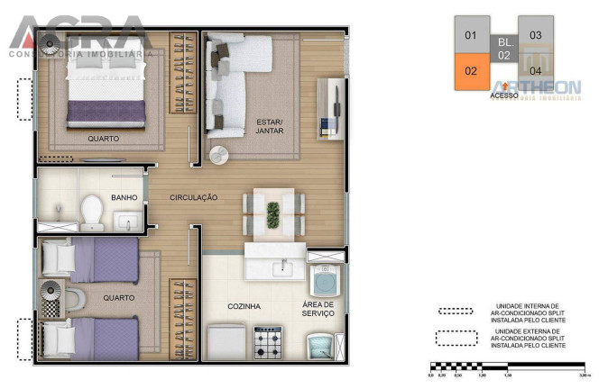 Imagem Apartamento com 2 Quartos à Venda, 40 m² em Jurema - Vitória Da Conquista Imagem Apartamento com 2 Quartos à Venda, 40 m² em Jurema - Vitória Da Conquista