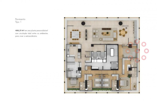 Imagem Apartamento com 4 Quartos à Venda, 486 m² em Vale Do Sereno - Nova Lima