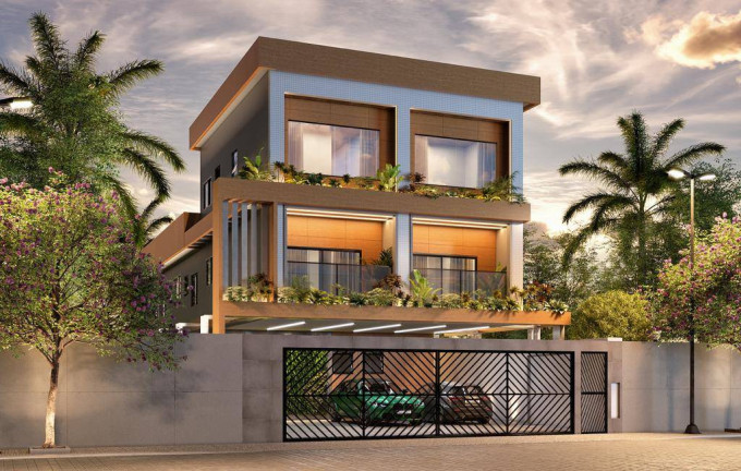 Imagem Casa com 3 Quartos à Venda, 65 m² em Guilhermina - Praia Grande