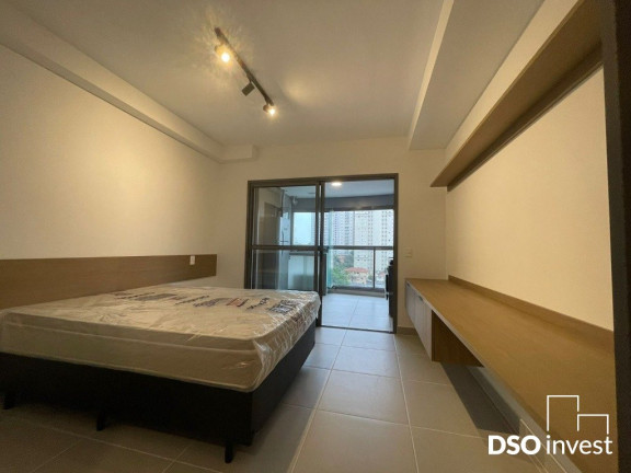 Imagem Apartamento com 1 Quarto para Alugar, em Brooklin - São Paulo Imagem Apartamento com 1 Quarto para Alugar, em Brooklin - São Paulo