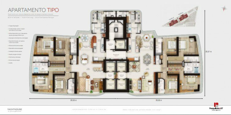 Imagem Apartamento à Venda, 254 m² em Centro - Balneário Camboriú