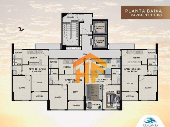 Imagem Apartamento com 1 Quarto à Venda, 40 m² em Candeias - Jaboatão Dos Guararapes