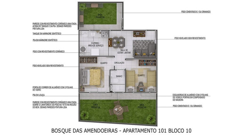 Imagem Imóvel com 2 Quartos à Venda, 67 m² em Amendoeira - São Gonçalo
