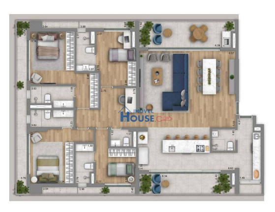 Imagem Apartamento com 4 Quartos à Venda, 198 m² em Perdizes - São Paulo Imagem Apartamento com 4 Quartos à Venda, 198 m² em Perdizes - São Paulo