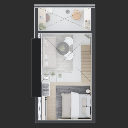 Imagem Apartamento com 1 Quarto à Venda, 24 m² em Centro - Curitiba