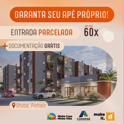 Imagem Apartamento com 2 Quartos à Venda, 44 m² em Atuba - Pinhais Imagem Apartamento com 2 Quartos à Venda, 44 m² em Atuba - Pinhais