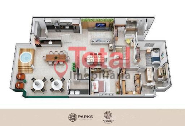 Imagem Cobertura com 3 Quartos à Venda, 181 m² em Cidade Nobre - Ipatinga