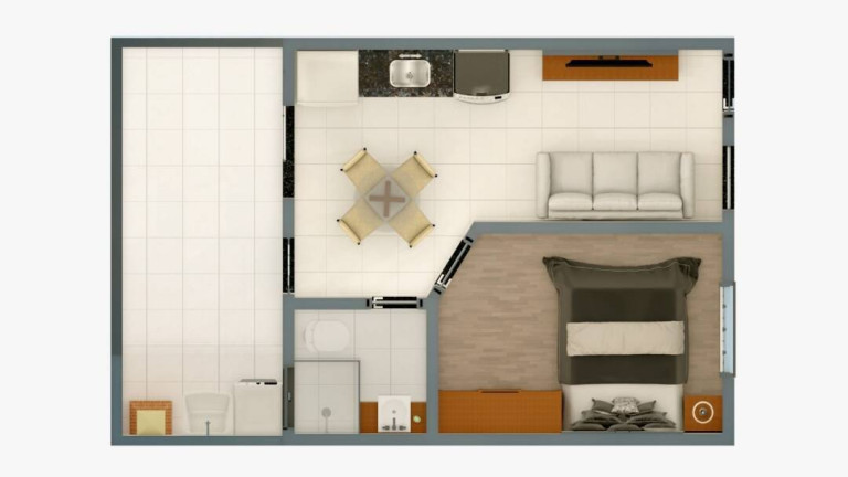 Imagem Casa com 1 Quarto à Venda, 32 m² em Vila Helena - Sorocaba Imagem Casa com 1 Quarto à Venda, 32 m² em Vila Helena - Sorocaba