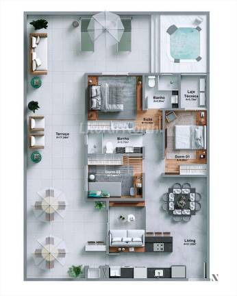 Imagem Apartamento com 2 Quartos à Venda, 80 m² em Centro - Itajaí