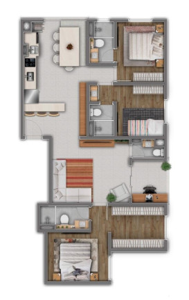 Imagem Apartamento com 2 Quartos à Venda, 44 m² em Vila Guilhermina - São Paulo Imagem Apartamento com 2 Quartos à Venda, 44 m² em Vila Guilhermina - São Paulo
