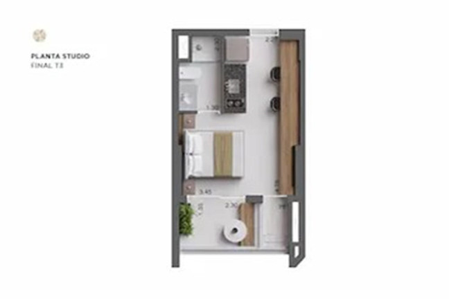 Imagem Imóvel com 1 Quarto à Venda, 28 m² em Jardim Das Acácias - São Paulo Imagem Imóvel com 1 Quarto à Venda, 28 m² em Jardim Das Acácias - São Paulo