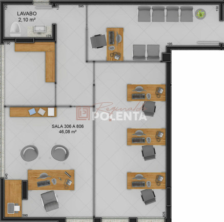 Imagem Sala Comercial à Venda, 34 m² em Centro - Criciúma