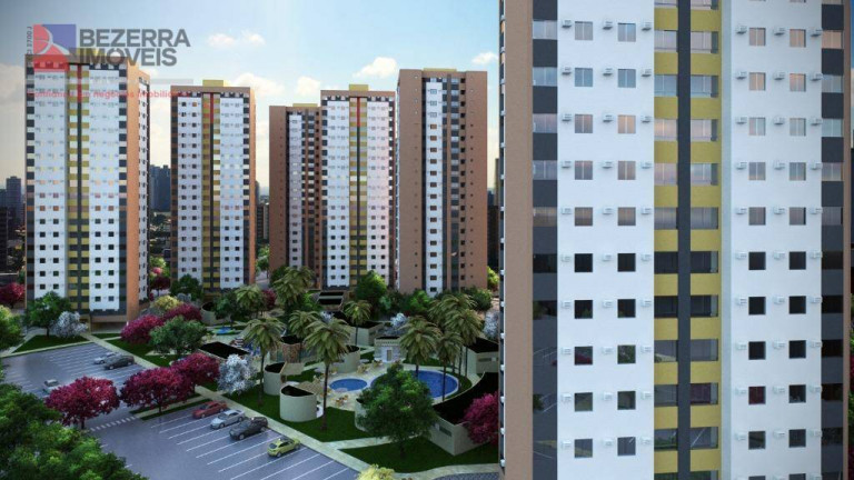 Imagem Apartamento com 3 Quartos à Venda, 70 m² em Lagoa Nova - Natal