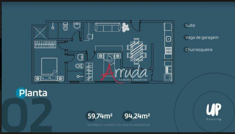 Imagem Apartamento com 2 Quartos à Venda, 59 m² em Centro - Cascavel Imagem Apartamento com 2 Quartos à Venda, 59 m² em Centro - Cascavel