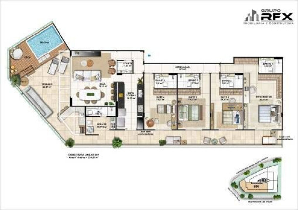 Imagem Apartamento com 4 Quartos à Venda, 239 m² em Charitas - Niterói Imagem Apartamento com 4 Quartos à Venda, 239 m² em Charitas - Niterói