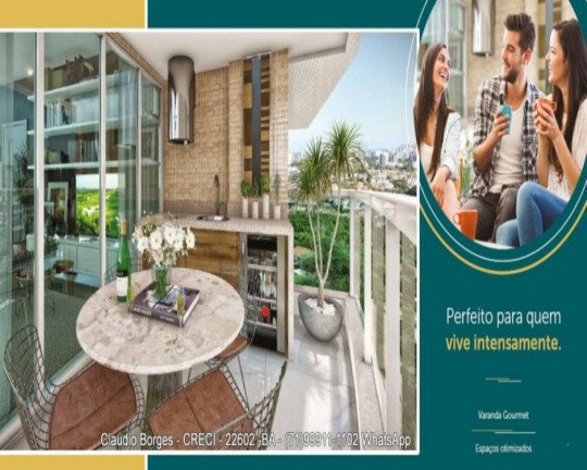 Imagem Apartamento com 2 Quartos à Venda, 72 m² em Caminho Das árvores - Salvador Imagem Apartamento com 2 Quartos à Venda, 72 m² em Caminho Das árvores - Salvador