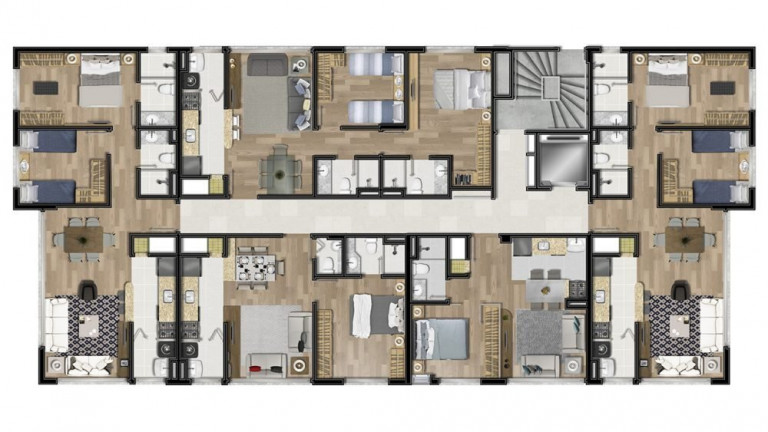 Imagem Apartamento com 1 Quarto à Venda, 34 m² em Bom Fim - Porto Alegre