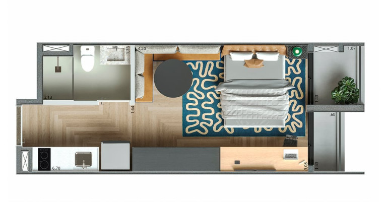 Imagem Apartamento com 2 Quartos à Venda, 36 m² em Conceição - São Paulo Imagem Apartamento com 2 Quartos à Venda, 36 m² em Conceição - São Paulo