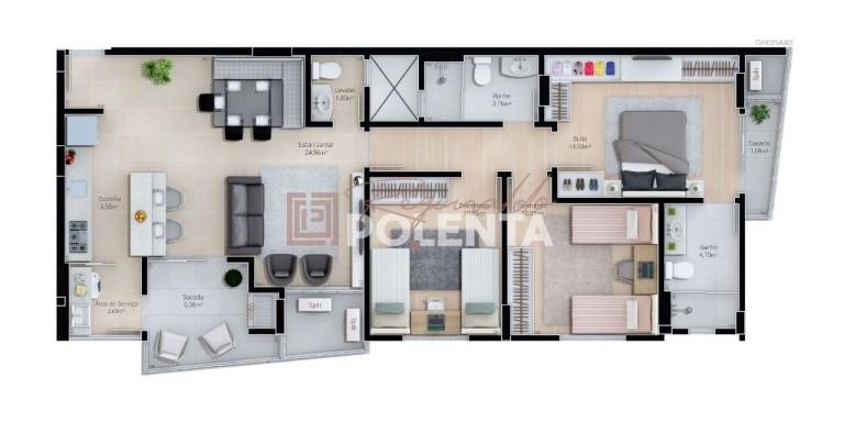 Imagem Apartamento com 3 Quartos à Venda, 109 m² em Centro - Içara