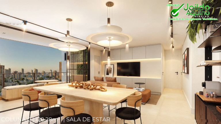 Imagem Apartamento com 3 Quartos à Venda, 64 m² em Aldeota - Fortaleza