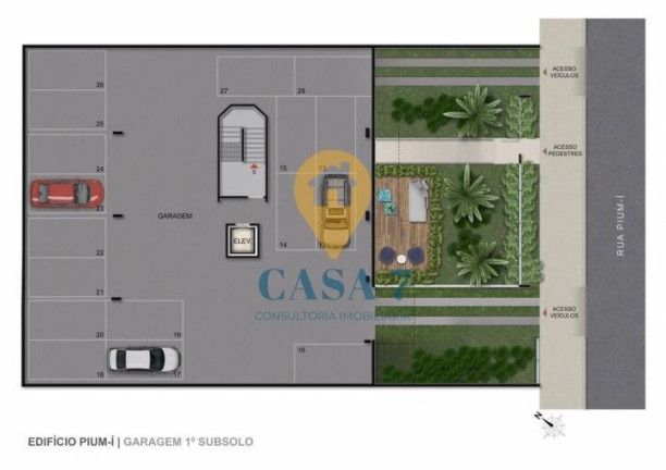 Imagem Apartamento com 3 Quartos à Venda, 67 m² em Cruzeiro - Belo Horizonte