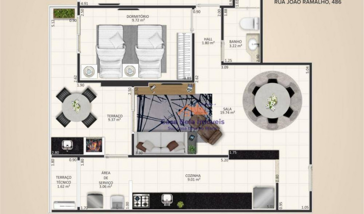 Imagem Apartamento com 3 Quartos à Venda, 106 m² em Aviação - Praia Grande