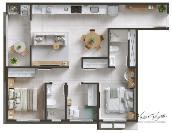 Imagem Apartamento com 3 Quartos à Venda, 69 m² em Morretes Imagem Apartamento com 3 Quartos à Venda, 69 m² em Morretes
