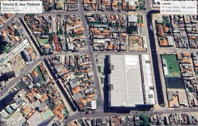 Terreno à Venda, 397 m² em Jurunas - Belém