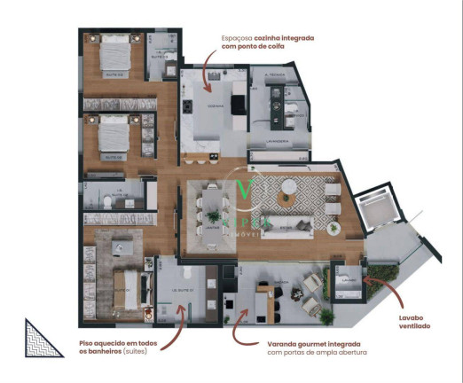 Imagem Apartamento com 3 Quartos à Venda, 177 m² em Juvevê - Curitiba Imagem Apartamento com 3 Quartos à Venda, 177 m² em Juvevê - Curitiba