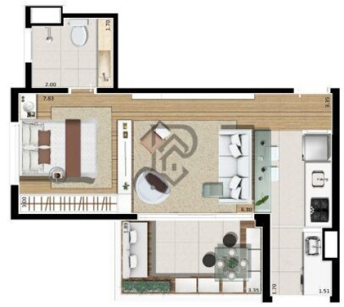 Imagem Apartamento com 1 Quarto à Venda, 45 m² em Vila Mariana - São Paulo