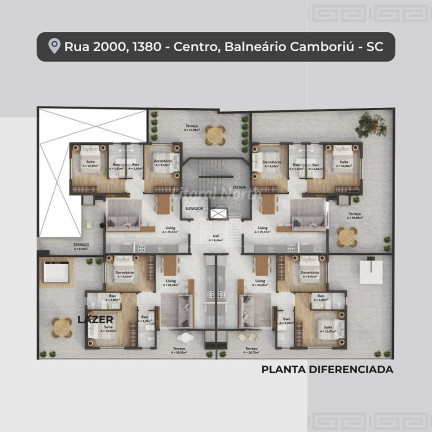 Imagem Apartamento com 2 Quartos à Venda, 62 m² em Centro - Balneário Camboriú