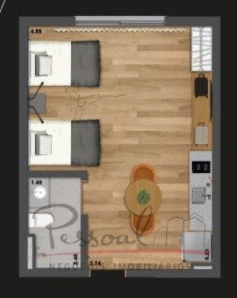 Imagem Apartamento com 1 Quarto à Venda, 49 m² em Saco Grande - Florianópolis