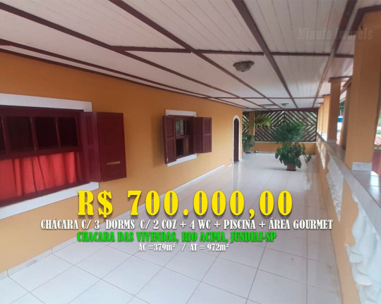 Imagem Imóvel com 3 Quartos à Venda, 379 m² em Rio Acima - Jundiaí Imagem Imóvel com 3 Quartos à Venda, 379 m² em Rio Acima - Jundiaí