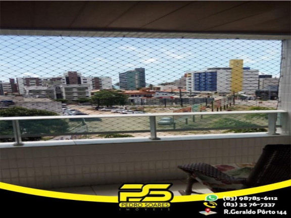 Apartamento com 3 Quartos à Venda, 114 m² em Cabo Branco - João Pessoa