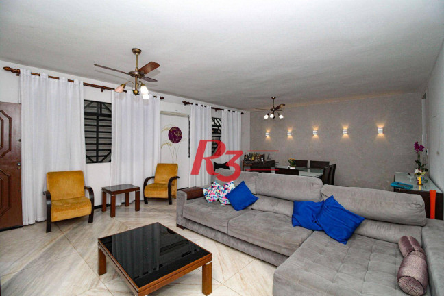 Imagem Casa com 4 Quartos à Venda, 203 m² em Campo Grande - Santos Imagem Casa com 4 Quartos à Venda, 203 m² em Campo Grande - Santos
