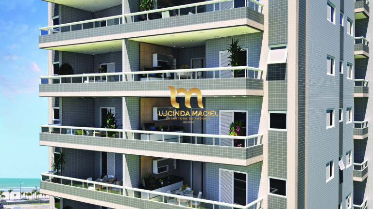 Imagem Apartamento com 2 Quartos à Venda, 75 m² em Guilhermina - Praia Grande