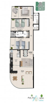 Imagem Apartamento com 3 Quartos à Venda, 99 m² em Praia Do Morro - Guarapari Imagem Apartamento com 3 Quartos à Venda, 99 m² em Praia Do Morro - Guarapari